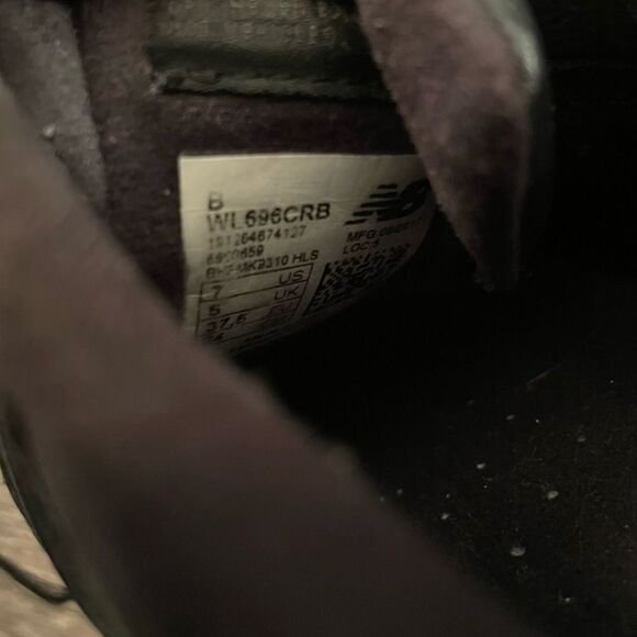 New balance Leather 696 Black/White WL696CRB - Picture 9 of 9